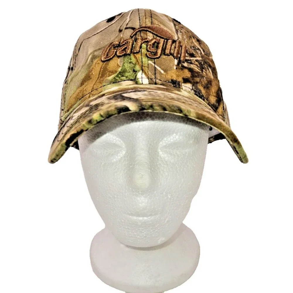 CARGILL hat Camouflage Men's Adjustable Strap Baseball Cap trucker farmer pig